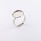 thumbnail image 5 of Qarigey Base de anillo de acero inoxidable, 10 piezas, redondo, 14mm, Color sólido, extremo abierto, ajuste de repuesto, accesorios de joyería Ropa, zapatos y accesorios Miscelánea Qarigey AP015992-00, 5 of 6