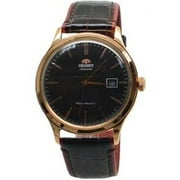 Orient Men's Bambino Version 4 FAC08001T0 Brown/Red Leather Band Watch
