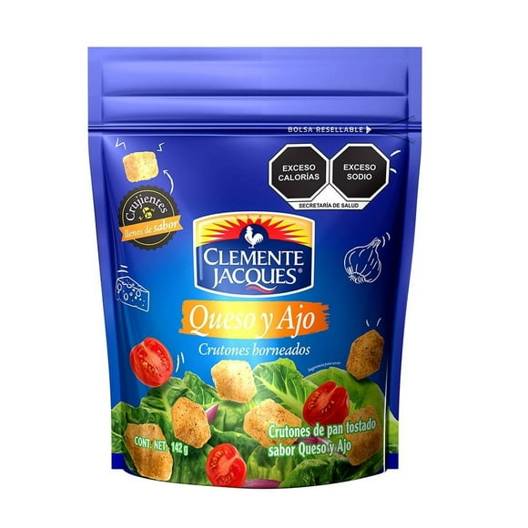 Crutones Clemente Jacques queso y ajo 142 g