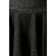 thumbnail image 7 of Sweater Knit A-line Ruffle Mini Skort - Heather Charcoal, 7 of 7