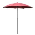 thumbnail image 1 of Costway Parasol Réglable en Hauteur Marché Parasol en Hêtre Bordeaux, 1 of 7