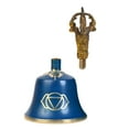 thumbnail image 6 of Blue Third Eye Chakra Tibetan Bell (Note E) - 5.5 Inches H x 3 Inches D - Chakra Meditation Harmony, 6 of 6