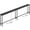 79 inch/Black, variant on Amadwell 79" Narrow Sofa Console Table with Power Outlets, 5.9" Slim Side Table for Living Room, Entryway & Bedroom