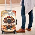 thumbnail image 4 of Happy Thanksgiving French Bulldog Turkey Costume Pumpkins Autumn Leaves Travel Luggage Cover Dog Lover Gifts Suitcase Dust Protective Decor - 13014, 4 of 5