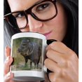thumbnail image 2 of 3drose, Texas, Rio Grande Valley. Javelina Wildlife - Us44 Bja0184 - Jaynes Gallery, 15oz Two-tone Black Mug, 2 of 6