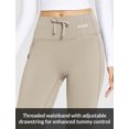 thumbnail image 5 of baleaf Women's Fleece Lined Yoga Pants Thermal Flare Leggings Beige XS, 5 of 7