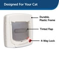 PetSafe Exterior / Interior Cat Door 4Way Locking Pet Door Flap