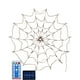 thumbnail image 2 of RKSTN halloween decroations Halloween Arachnid Web Lights 1M Diameter 60 LED With Black Spider, Water Proof Purple Net Lights, Remote Control, Halloween Decorations For House Garden, 2 of 9