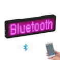 thumbnail image 2 of 2Pcs Bluetooth LED Name Badge Rechargeable Light Sign Programmable Scrolling Message Board Display LED,Type 3 & Type 4, 2 of 4