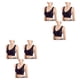 thumbnail image 3 of Jumpingount Sujetador Support de 3 piezas, transpirable para máxima comodidad, sujetadores sin costuras, Top Fitness, sujetador deportivo, ropa negro S 2Conjunto, 3 of 6