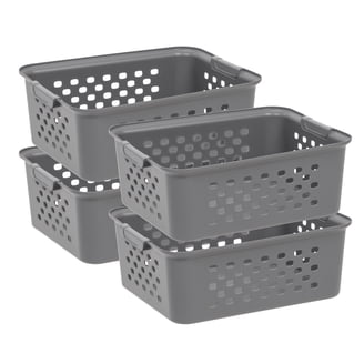 Spectrum Diversified Ashley Stackable Wire Basket with Raised Feet