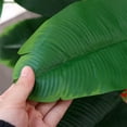 thumbnail image 3 of 32" Greenery Living Room Tropical Fake Plant Faux Banana Tree Home Decoration Artificial Palm RED EDGE, 3 of 8