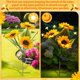 thumbnail image 3 of Luces solares para jardín Hortsun, 2 piezas, girasol y abeja, 69 cm, 3 of 6