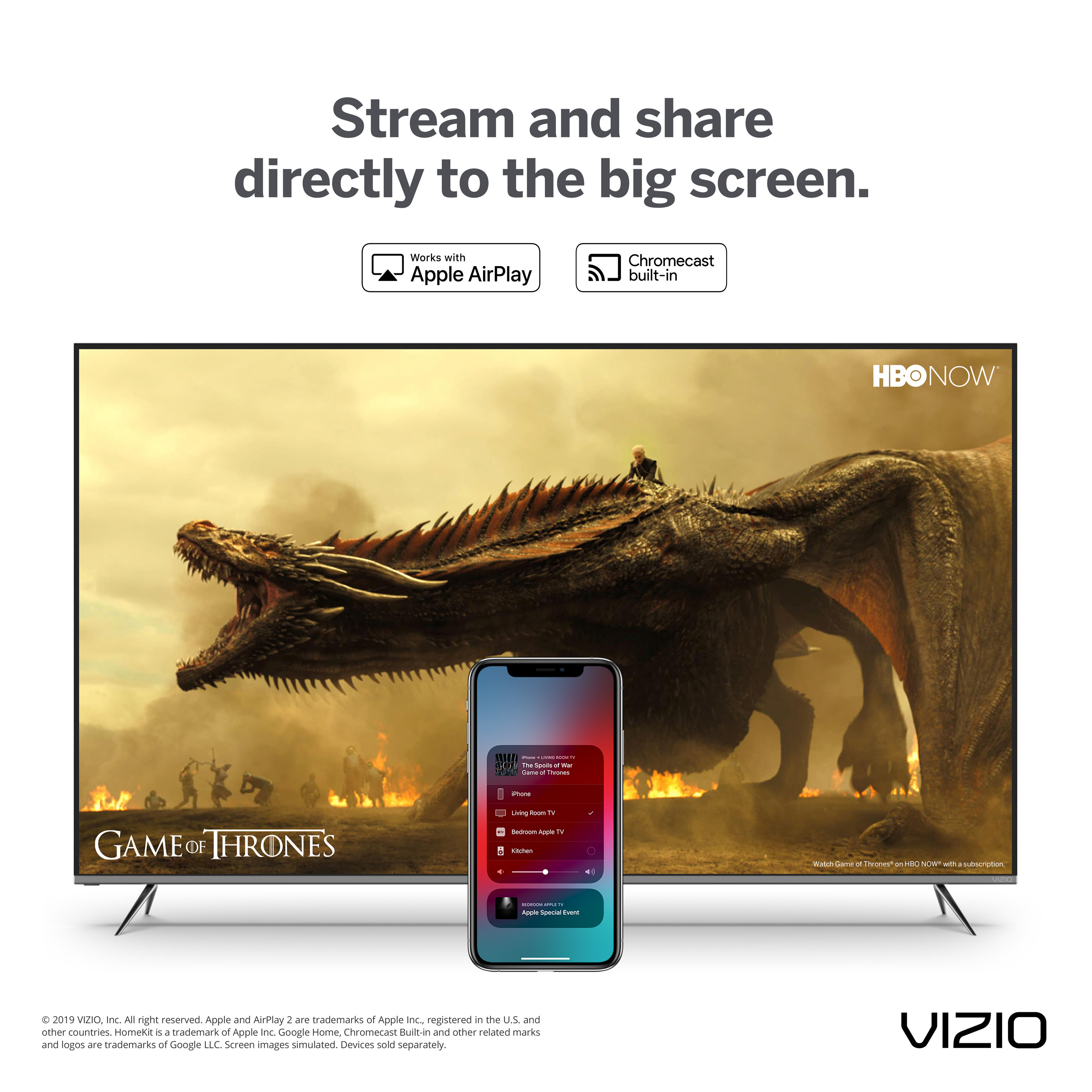VIZIO 50" Class 4K UHD LED SmartCast Smart TV HDR D50x-G9 - image 5 of 16