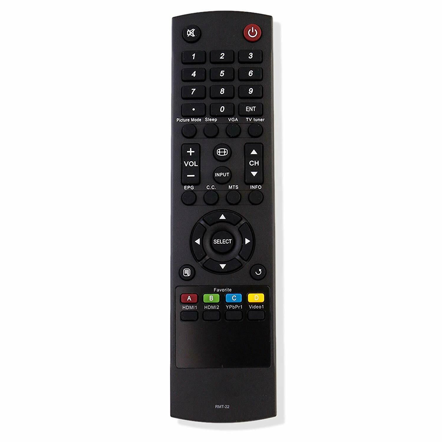 RMT22 Remote Control for WESTINGHOUSE TV EW32S5UW EW39T6MZ UW32SC1W