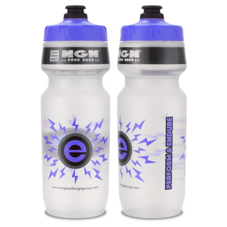 NGN Sport – High Performance Bike Water Bottles – 24 oz | Clear  Violet (2-Pack)