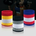 thumbnail image 3 of NIBOLOG 1Pair Gym Fitness Wristband Stripe Pattern Basketball Hand Sports Wrist Support, 3 of 8
