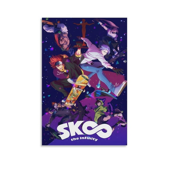 Poster SK8 The Infinity Warm Blood Anime Wall Art Poster Scroll Canvas Painting Picture Living Room Decor Home 12x18inch(30x45cm)