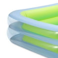 Funsicle Blue SummerBlock Inflatable Family Swimming Pool,Rectangular