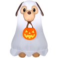 thumbnail image 1 of Inflable de Halloween Way to Celebrate Perro Disfrazado de Fantasma, 1 of 2