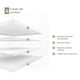 thumbnail image 5 of Colchoneta Topper Smooth Top Individual ATMA Memory Foam, 5 of 8
