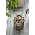 thumbnail image 5 of Decorative Lantern with Handle, Wooden Lantern for Indoor Outdoor, Home Garden Wedding, 5 of 14