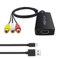 thumbnail image 2 of Convertidor RCA a HDMI Dingsun Adaptador AV a HDMI Convertidor de Audio Compuesto, 2 of 2