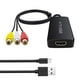 thumbnail image 2 of Convertidor RCA a HDMI Dingsun Adaptador AV a HDMI Convertidor de Audio Compuesto, 2 of 2