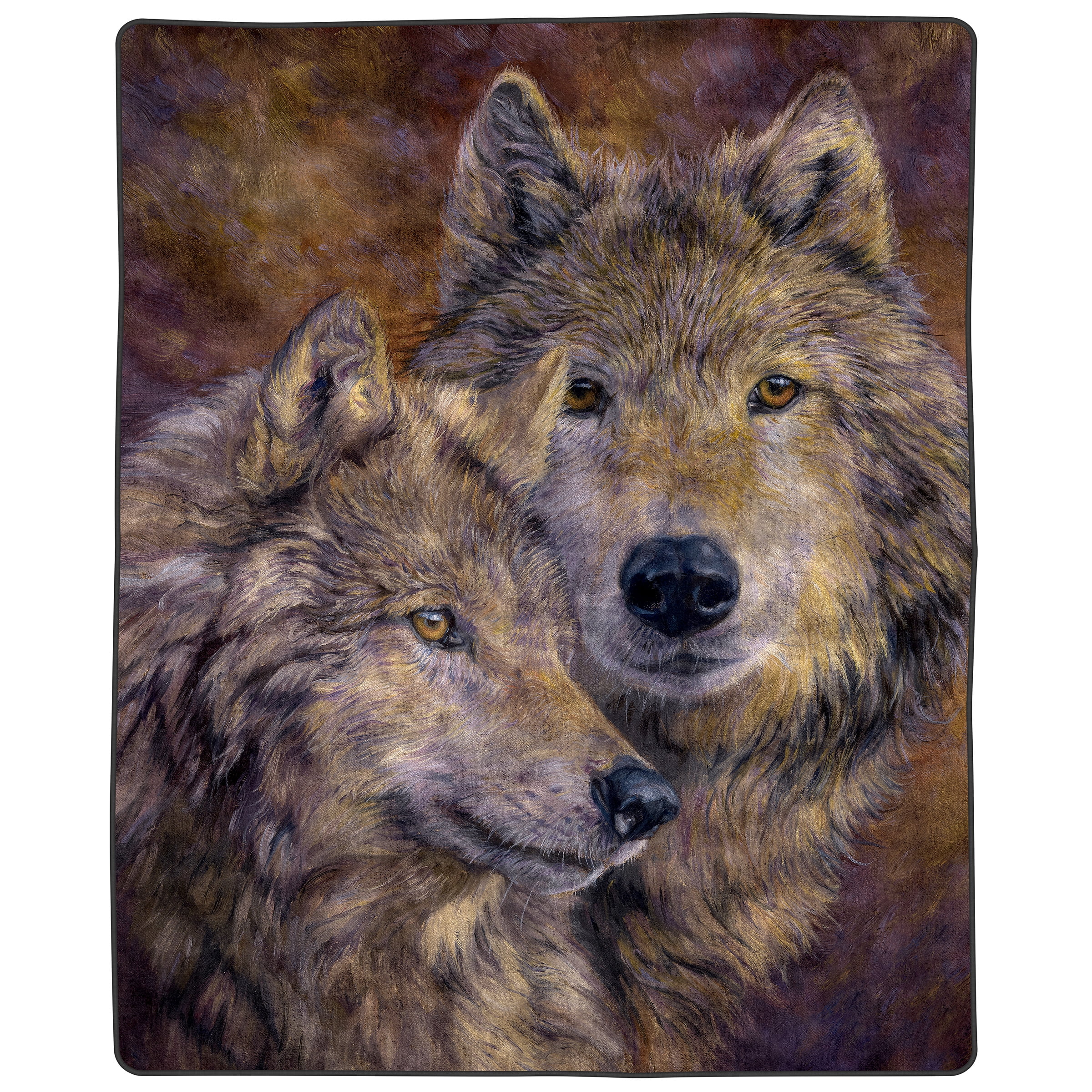Details about   3D Feather Wolf NA738 Warm Plush Fleece Blanket Picnic Sofa Couch Quilt Bed Fay 