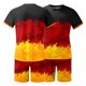 thumbnail image 3 of Playeras De Compresión Para Hombre, Conjunto De Dos Piezas De Camiseta Y Pantalones Cortos De Manga Corta Con Estampado Completo De Alemania Para Hombre Y Conjunto De Camisa Y Pantalón Corto., 3 of 9