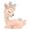 Pink, variant on Resin Miniature Fawn Baby Deer Figurines Ornaments Decorations for Baby Shower Blue