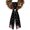 Black, variant on Winter Christmas Wreath Sash for Front Door 4.5"x56", Cute Snowman Double-Sided Bow Ribbon Decor for Wreaths, Stair Railings, Fireplace Mantel