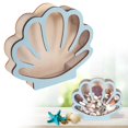 thumbnail image 1 of Wood Display Case With Acrylic Panel Shaped Box Shadow Box With Clear Window Sea Holder For Small Tooth Decor, 1 of 9