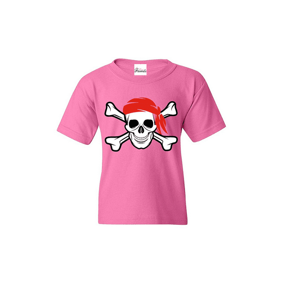 Big Girls T-Shirts and Tank Tops - Jolly Roger Skull & Crossbones
