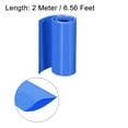 thumbnail image 3 of Heat Shrink Tubes 115mm Flat Width Wrap for Dual Layer 18650 2 Meter Blue, 3 of 4