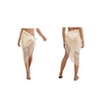 thumbnail image 3 of Pareos de Playa Bohemios para Mujer, Pareos de Transparente para Bikini, Faldas para Trajes de Baño. Albaricoque Talla Única, 3 of 8
