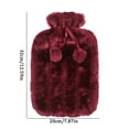 thumbnail image 3 of Clearance Items 2L Hot Water Bottle with Soft Plush Cover – Large 2000ml Hot Water Bag for Pain Relief, Cramps, and Warmth, Reusable & Leakproof Hand Warmer, Heat Therapy & Cold Pack for Home & Office, 3 of 9