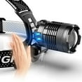 thumbnail image 2 of Powerful 150,000 Lumens Induction Headlight for Outdoor Activities - Long-Range Miner’s Lamp for Night Fishing, Camping, and Hiking with 8 Intelligent Modes and Adjustable Angle, 2 of 9