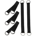 thumbnail image 2 of KAKOWELY 5pcs Swing Fixed Straps with Stainless Steel Rings Swing Hammock Ropes for Outdoor Use,11.22"X0.98"X0.2", 2 of 4