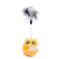thumbnail image 2 of Wobbling Cat Toy, Wobbling Interactive Cat Toy with Feather Built in Mint Ball Relieve Boredom Interesting Interactive Teaser Cat Toy for Engaging Play, 2 of 7