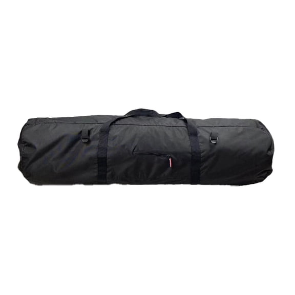 Heavy Duty Round Storage Carry Bag with Zipper, Handle & Small Pocket, Portable Transport Bag for Tent Poles, Outdoor Camping Gear