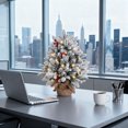 thumbnail image 2 of Simulated Falling Snow Flocking Christmas Tree, 2 of 11