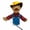 H-peasant, variant on 16" Puppets Entriloquist Puppet,Hand Puppets Plush Teacher Puppets for Adults with Removable Mouth Puppet ,Hand Puppet for Adults with Scalable Puppet Control Rod