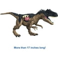 thumbnail image 3 of Jurassic World Extreme Damage Roarin’ Allosaurus Dinosaur Toy for 4 Year Olds & Up, 3 of 6
