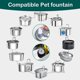 thumbnail image 2 of Paquete de 8 filtros para fuentes de agua Cat KANCHOU para fuente de 2 litros, 2 of 7