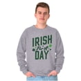 thumbnail image 5 of St Patricks Irish For A Day Clover Sweatshirt for Men or Women Brisco Brands S, 5 of 6