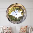 thumbnail image 2 of Designart 'Wild River Tube ' Modern wall clock, 2 of 6