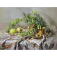 thumbnail image 2 of Rogozina, Svetlana 24x19 Black Ornate Wood Framed with Double Matting Museum Art Print Titled - Still Life with Acacia, 2 of 4