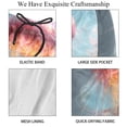 thumbnail image 4 of luoweisi Men's Beach Shorts Quick Dry Swim Trunks with Mesh Lining Colorful Jellyfish S, 4 of 5