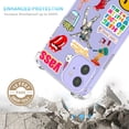 thumbnail image 2 of Pop Culture Clear Case for iPhone 12,Aesthetic Art Design Case for Men Women,Unique Soft Transparent TPU Bumper Case Cover, 2 of 5
